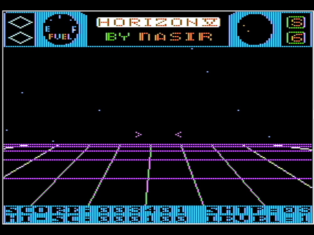 Gameplay of Horizon V for Apple II